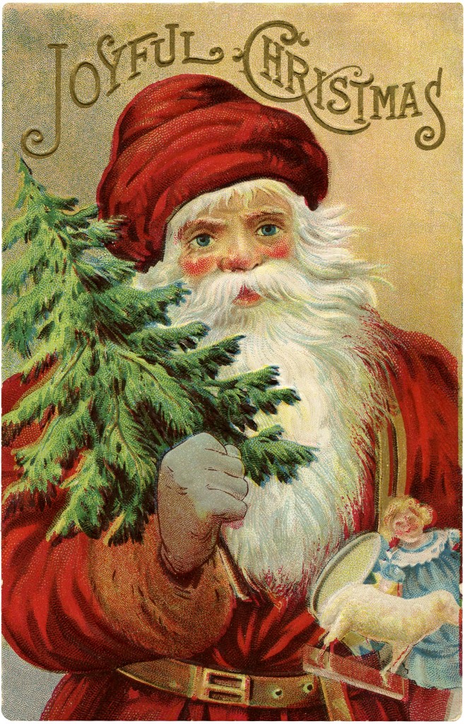 Vintage-Christmas-Santa-Image-GraphicsFairy-658x1024